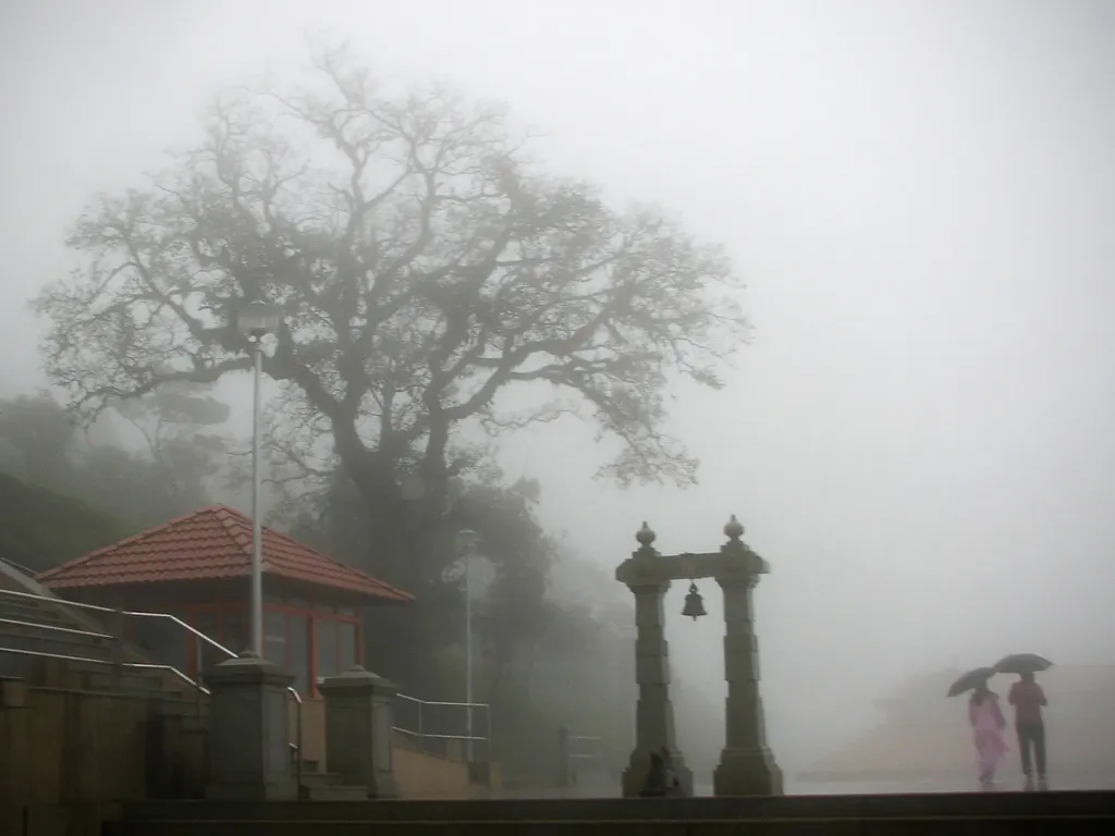 Talakaveri on the Brahmagiri hill near Bhagamandala — the sacred birthplace of the river Kaveri, revered by the Kodava community as their patron goddess