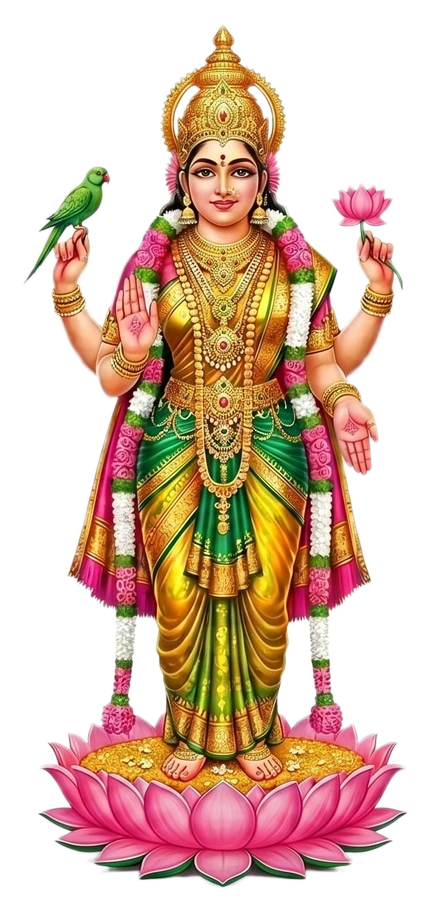 Sri Vasavi Kanyaka Parameswari Devi, the kuladevata revered by Arya Vysya families