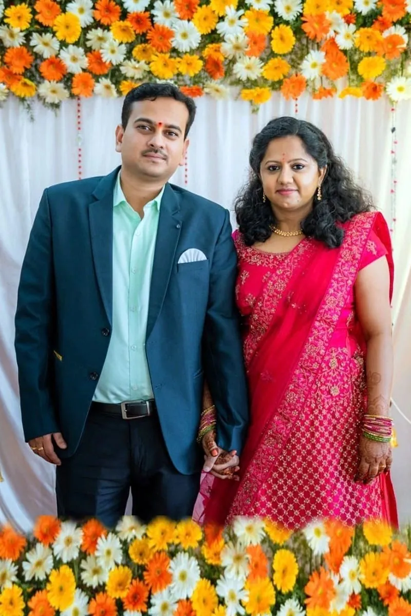NRI Hindu matrimony success couple featured for Brahmin Vokkaliga Veerashaiva Lingayat Arya Vysya Reddy Kumbara Kuruba Golla Naidu Nayaka Kapu Padmashali Vishwakarma Maratha Ediga and Kodava families from Australia