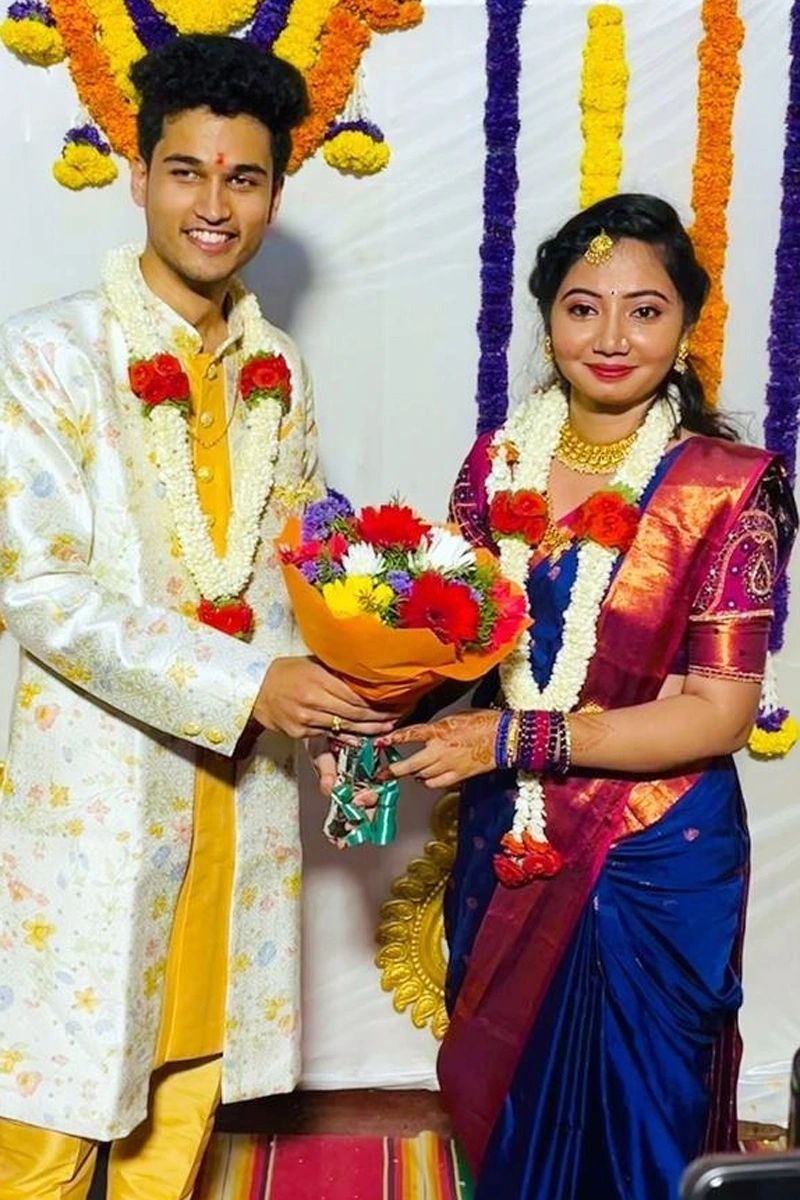 Srihari and Shalini wedding image from the happily married gallery
